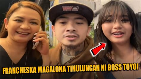 Pinarusahan at pinarausan si Francheska dahil sa sobrang .